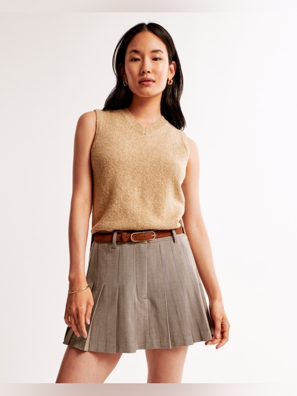 Abercrombie & Fitch Pleated Skirt